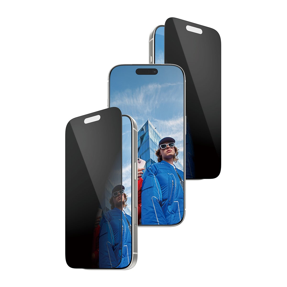PanzerGlass® Privacy Displayschutz m. Schwarz Rahmen iPhone 17 Pro | Ultra-Wide Fit m. FASTFIT IN-A-BOX